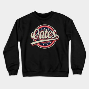 Great Gift Oates For Name Vintage Styles Christmas 70s 80s 90s Crewneck Sweatshirt